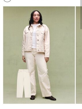 Parke Classic Jeans in Cream